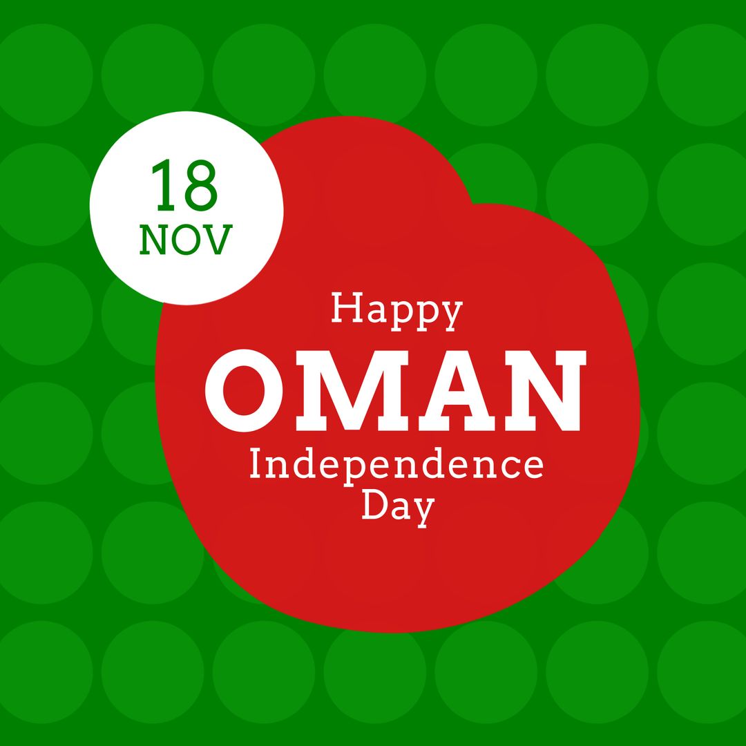 Oman Independence Day Celebration Graphic Design