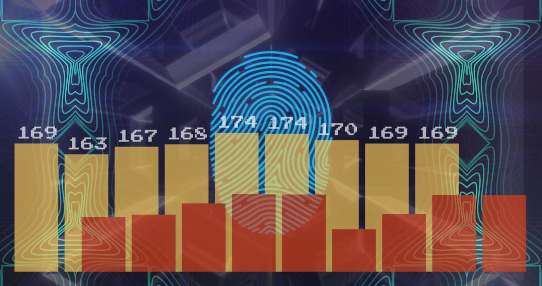 Abstract Digital Data Analysis Concept Background