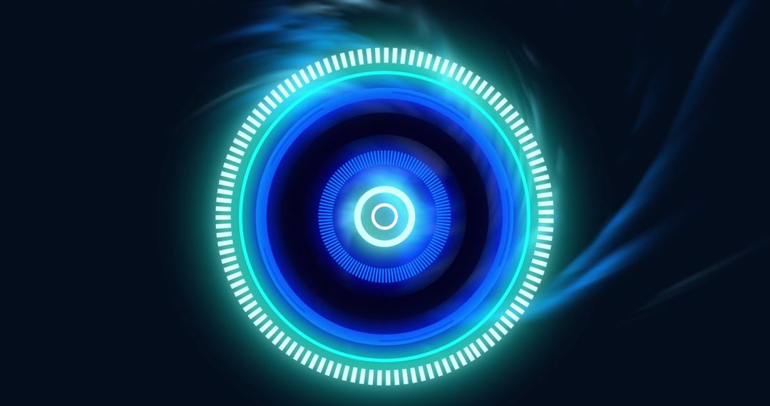 Digital Interface Scope Scan Design in Blue Tones