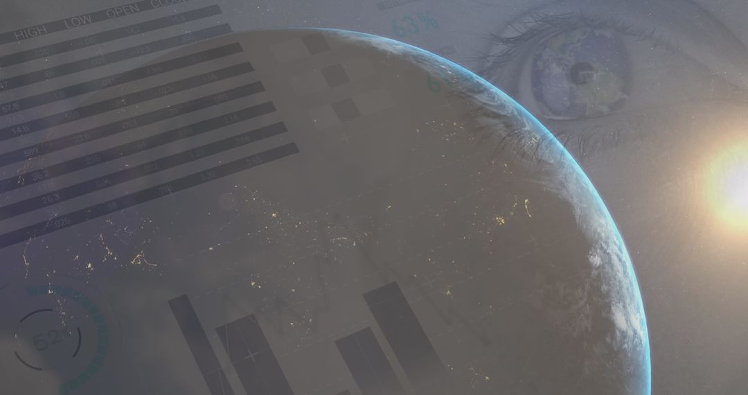 Global Finance and Data Integration with Abstract Earth Design