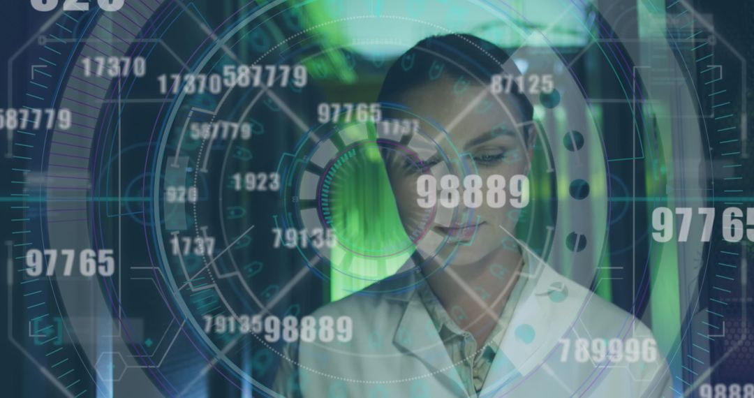 Digital Landscape Overactive Computer Servers and IT Engineer