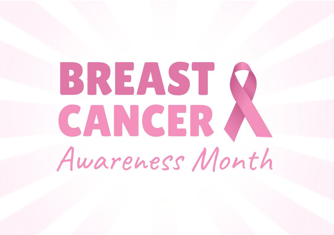 Breast Cancer Awareness Month Pink Ribbon Symbol Poster - Download Free Stock Templates Pikwizard.com