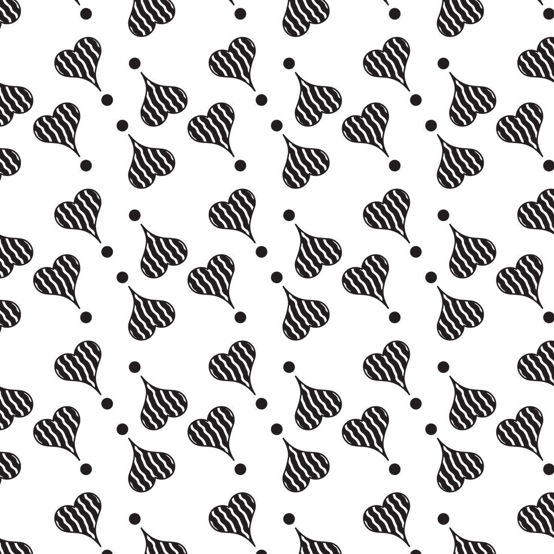 Transparent Abstract Black Pattern on Modern Background