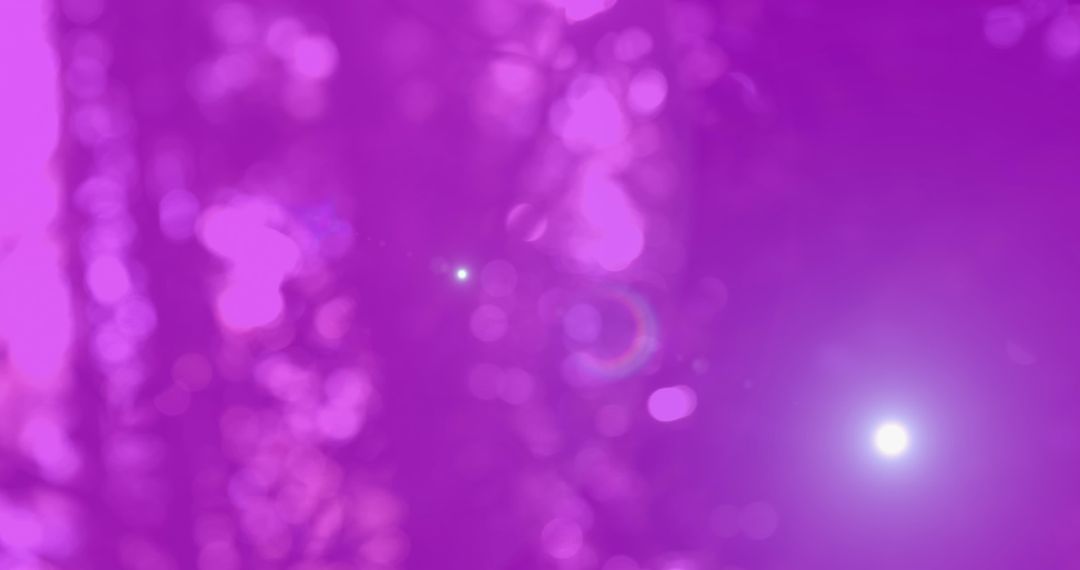 Vibrant Purple Light Trails with Abstract Bokeh