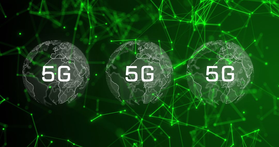 Global Network Connectivity with 5G Technology Concept
