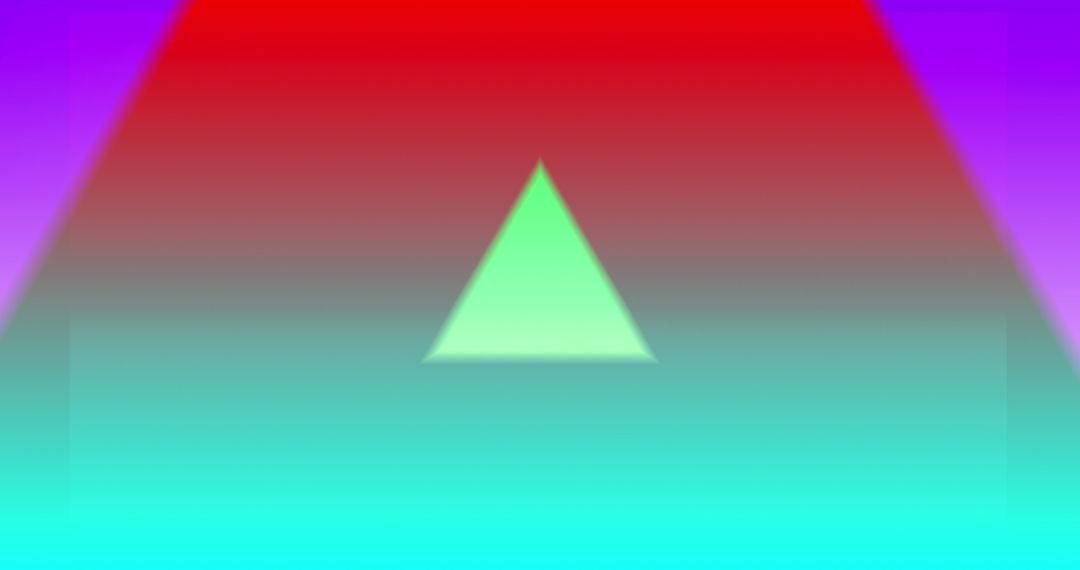 Vibrant Neon Kaleidoscope Triangles with Dynamic Color Gradients