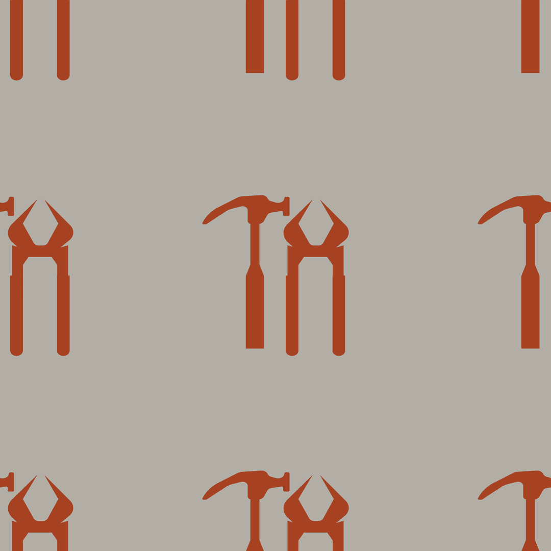 Red Hammer and Pliers Pattern on Transparent Background - Download Free Stock Images Pikwizard.com
