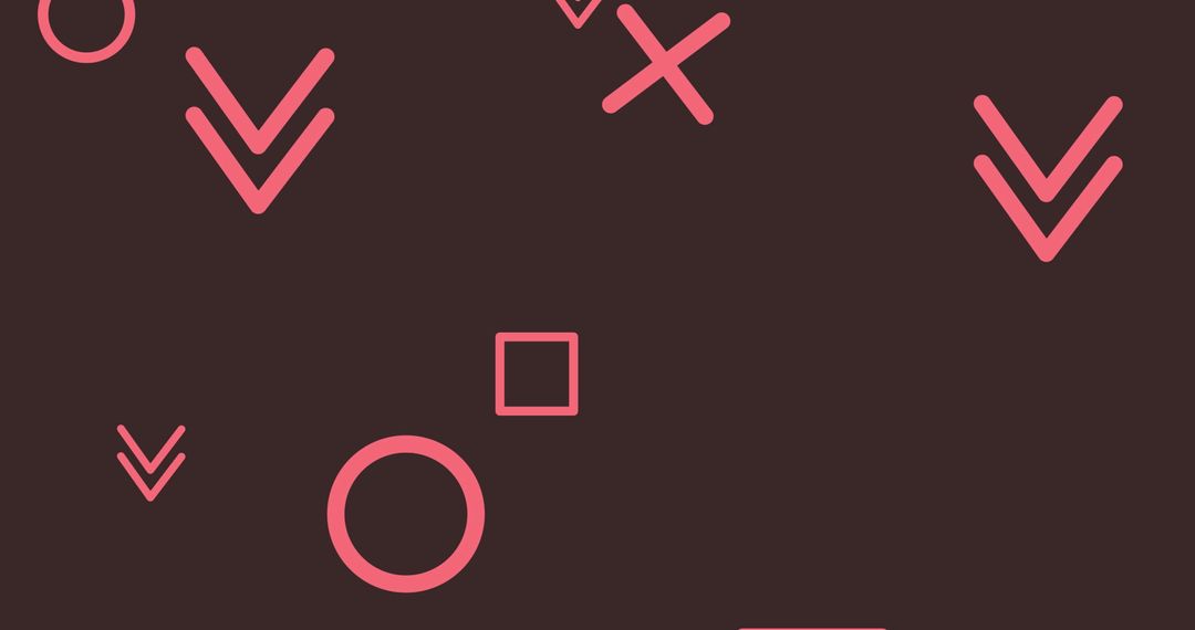 Minimalist Design with Digital Shapes on Beige Background