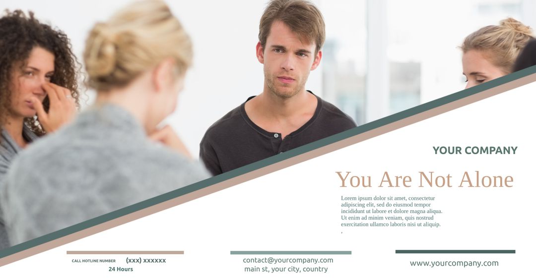 Supportive Group Emphasizing Mental Health Awareness