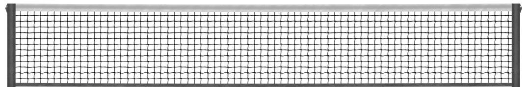 Transparent Tennis Net on Isolated Background Suitable for Sport Designs