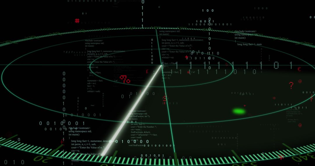 Digital Data Processing with Radar Simulation