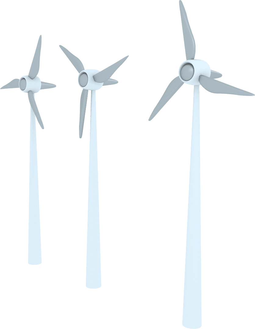 Transparent Vertical Wind Turbines Generating Renewable Energy