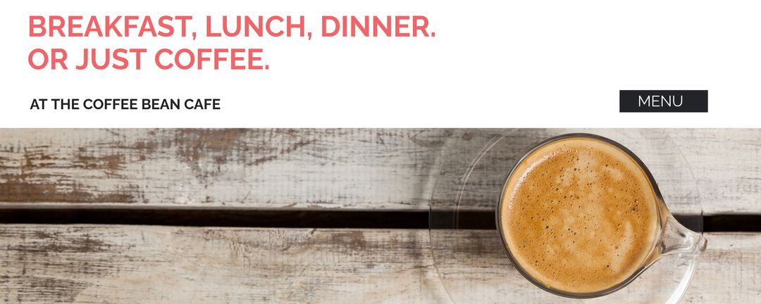 Steaming Coffee Cup on Rustic Wooden Table for Café Ad