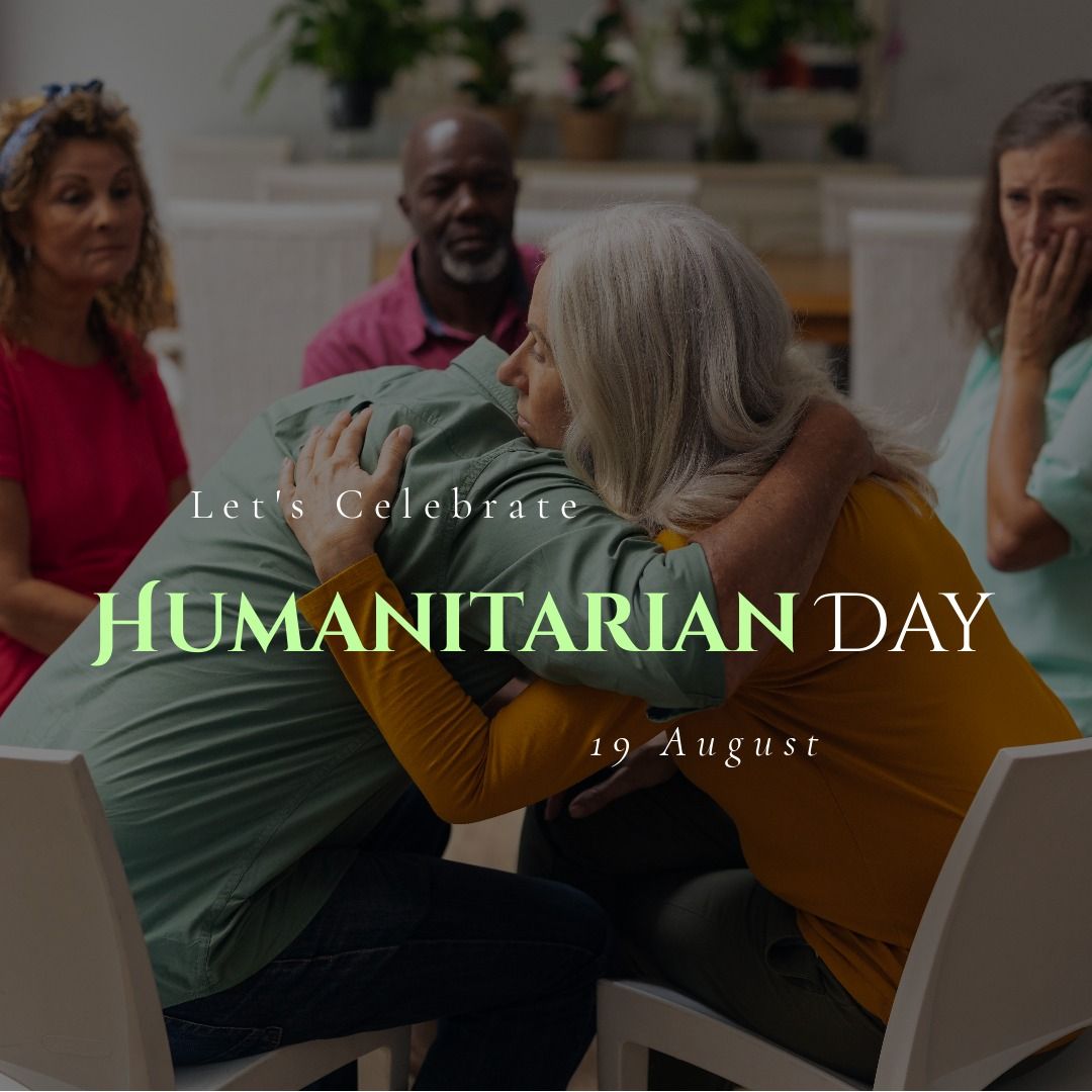 Diverse Group Showing Support on Humanitarian Day - Download Free Stock Templates Pikwizard.com