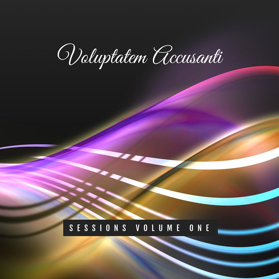 Colorful Waves Rhythm in Music Album Design
