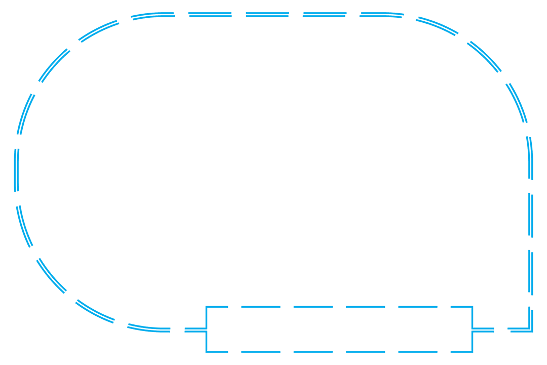 Transparent Dotted Line Shapes for Creative Design