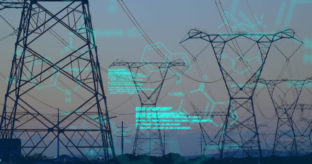 Innovative Energy Technology Concept with Digital Overlay on Transmission Towers