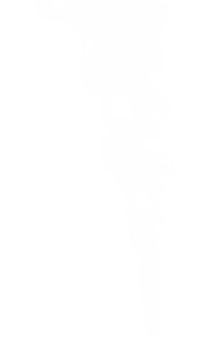 White Smoke Rising Against Transparent Background with Vapor Trails