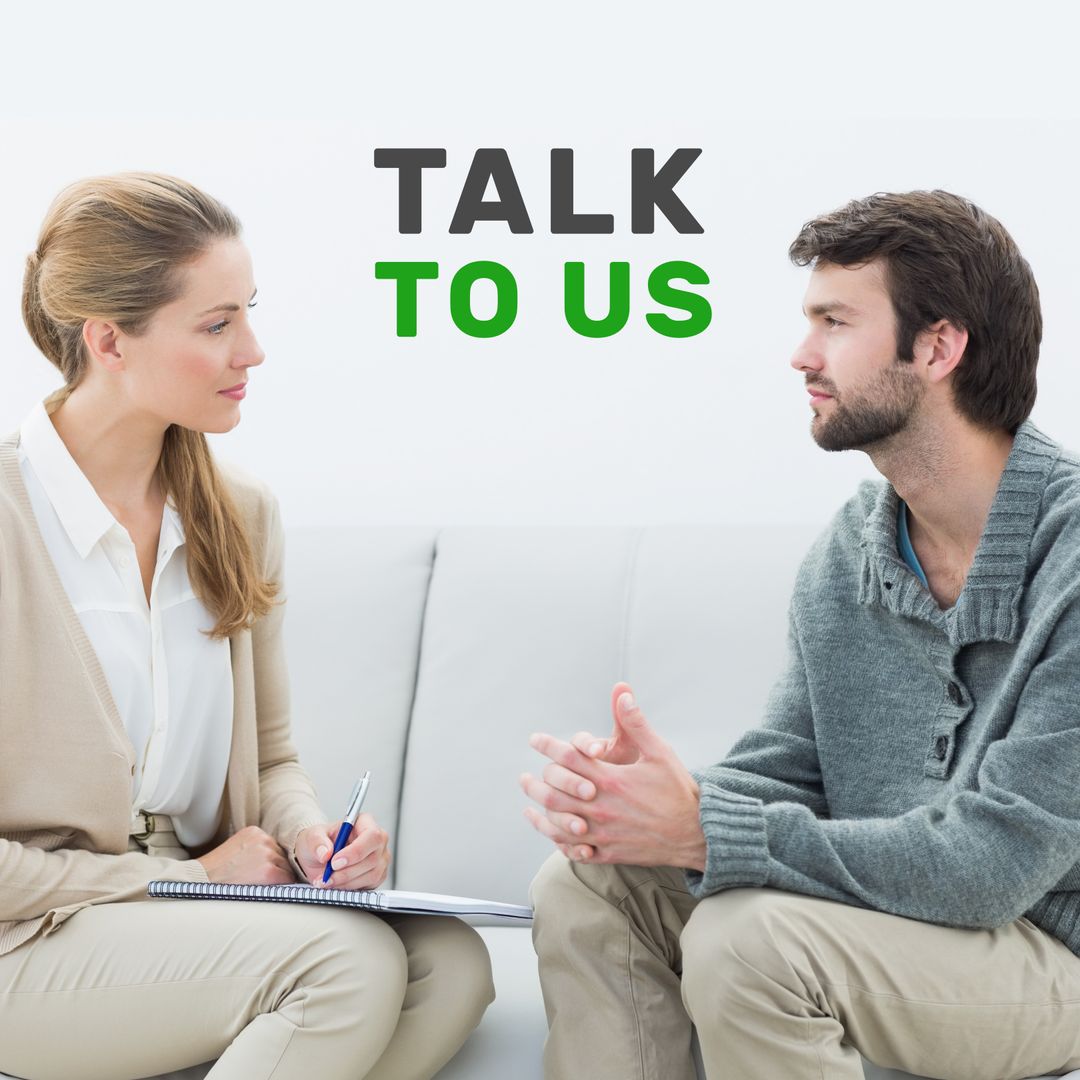 Male Therapy Session with Professional Counselor