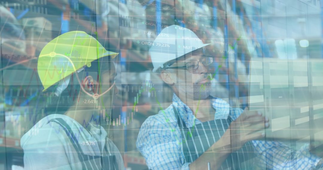 Overlay of Global Financial Data on Warehouse Operations