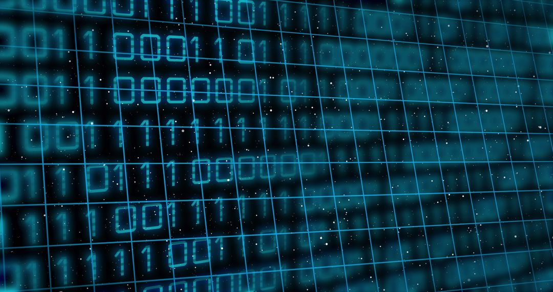 Futuristic Data Code Background with Binary System - Free Images, Stock Photos and Pictures on Pikwizard.com