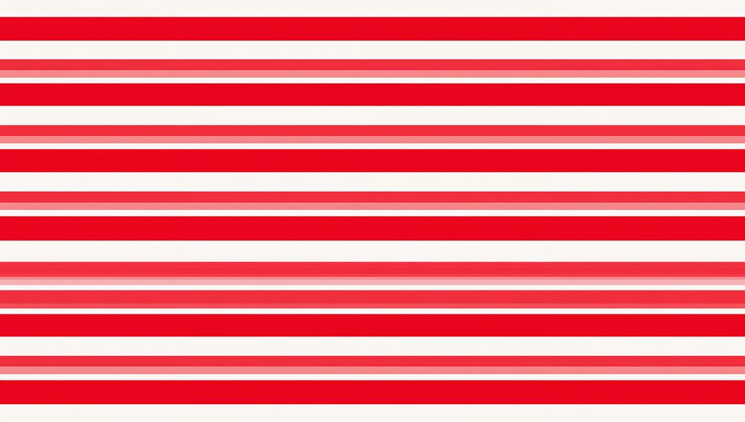 Bold Red and Off-White Horizontal Stripes Pattern for Graphic Design and Packaging