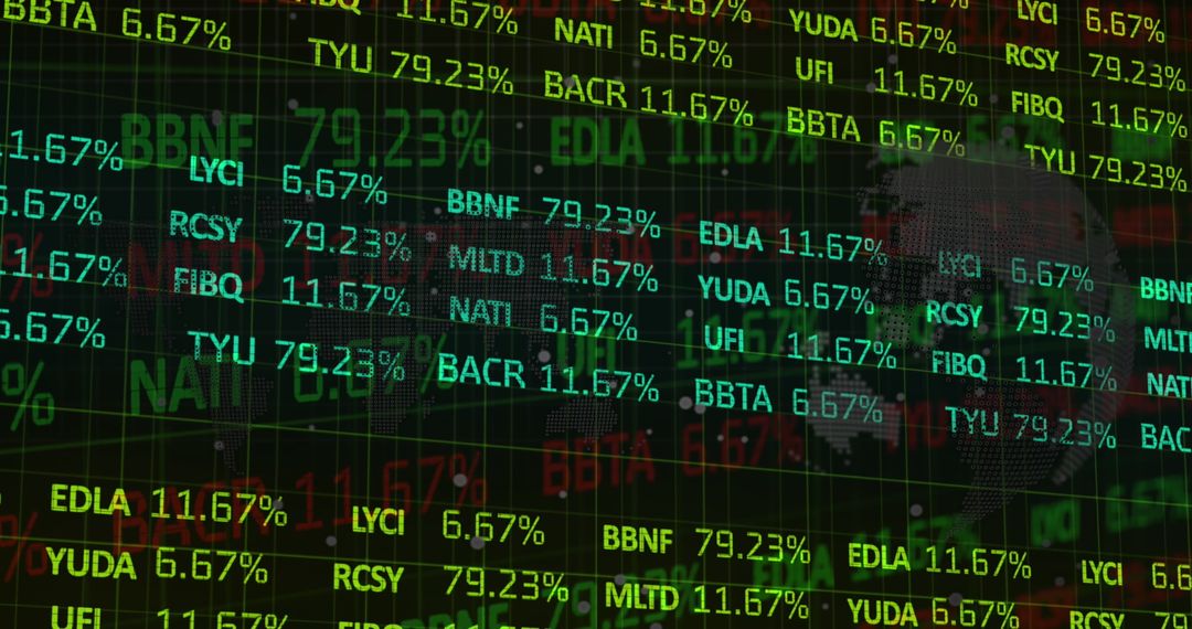 Stock Market Trading Tickers and Global Data Visualization
