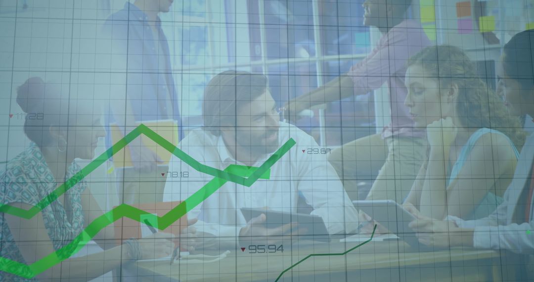 Team Meeting Analyzing Graphs in Modern Workspace Collaboration