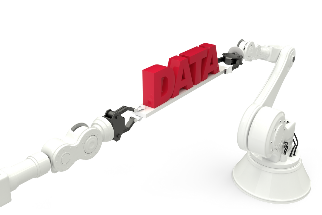 Transparent Robots Holding Red Data Block Text - Download Free Stock Images Pikwizard.com