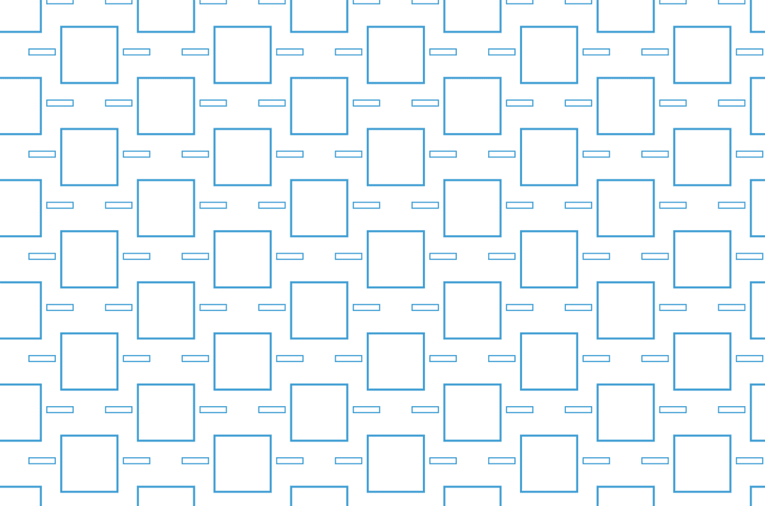 Transparent Geometric Blue Pattern on Repeated Shapes