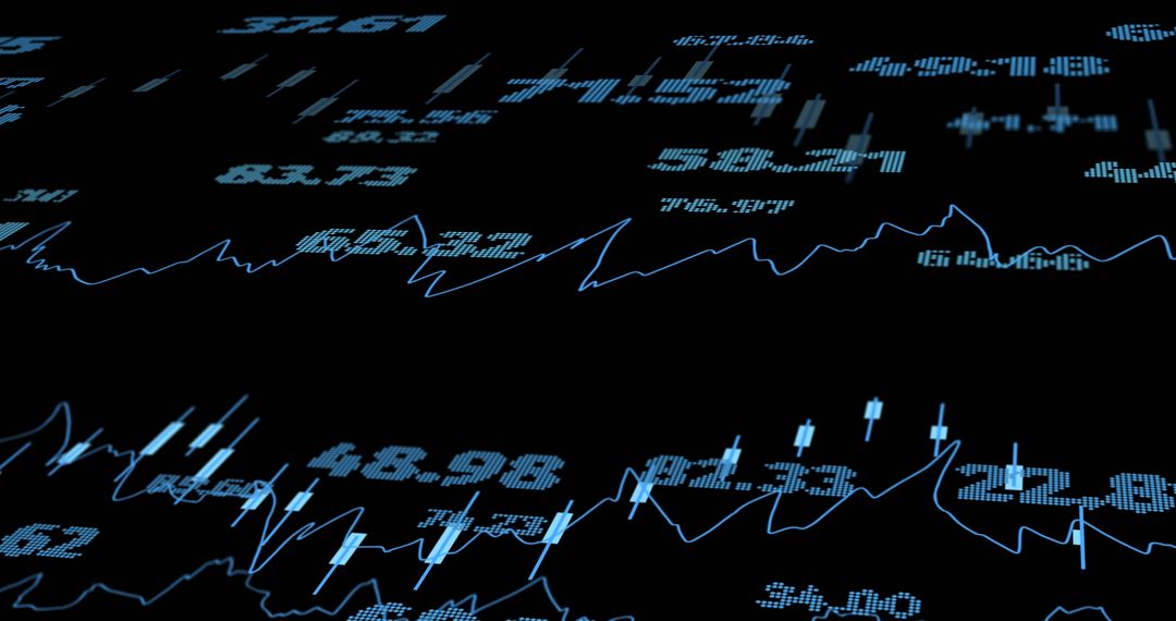 Financial Data Visualization with Stock Numbers and Charts