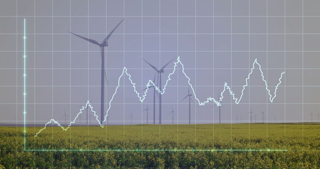 Renewable Energy and Wind Farm Data Visualization in Nature