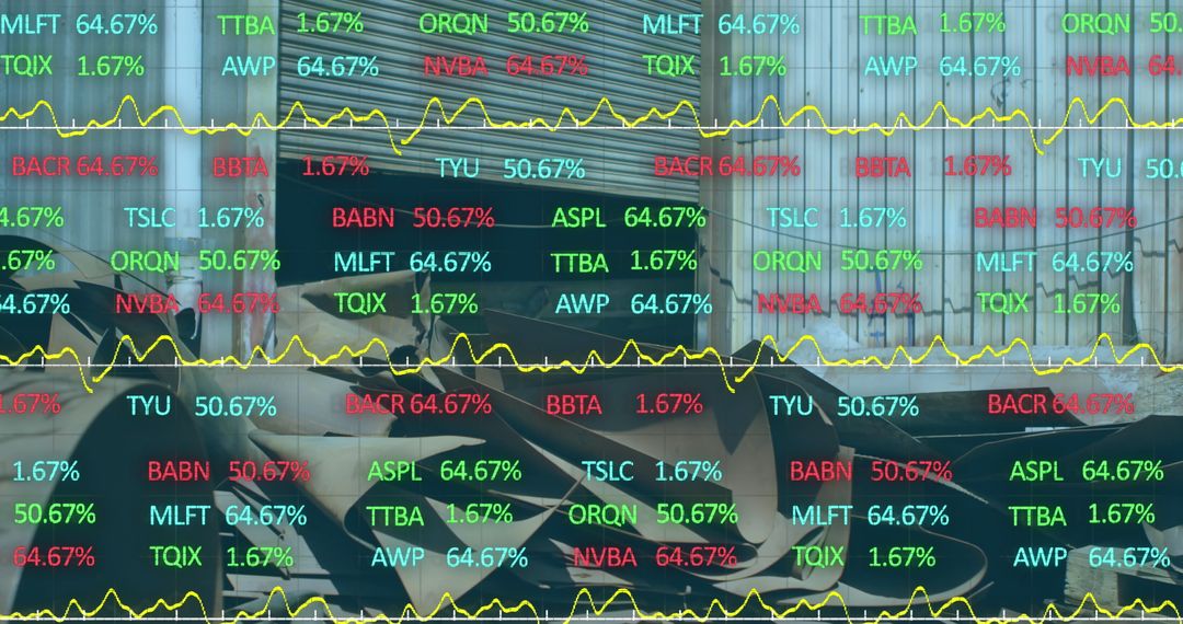Digital Data Overlay on Landfill Site Highlighting Waste Management