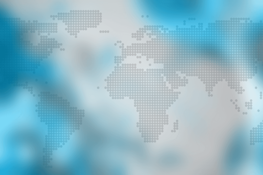 Global Transparent Digital World Map Illustration on Calm Background