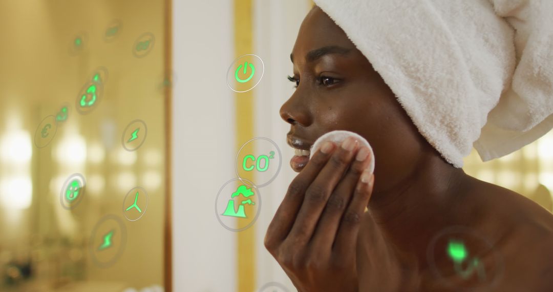 Digital Interface Enhancing Skincare Routine