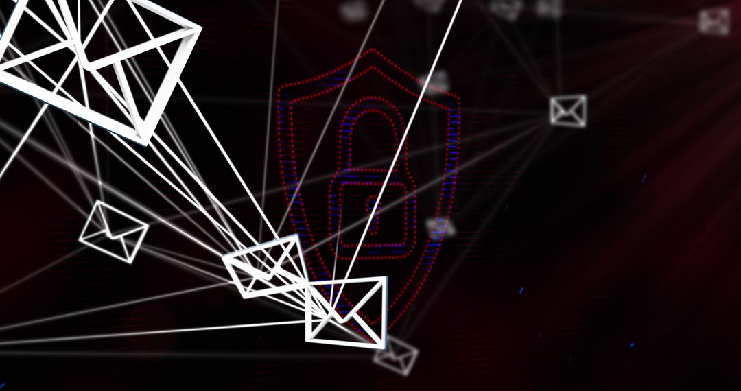 Digital Communication Security with Envelope and Padlock Iconography