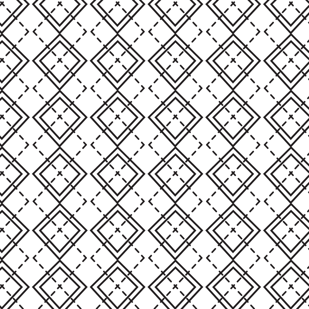 Geometric Diamond Pattern on Transparent Background for Creative Designs