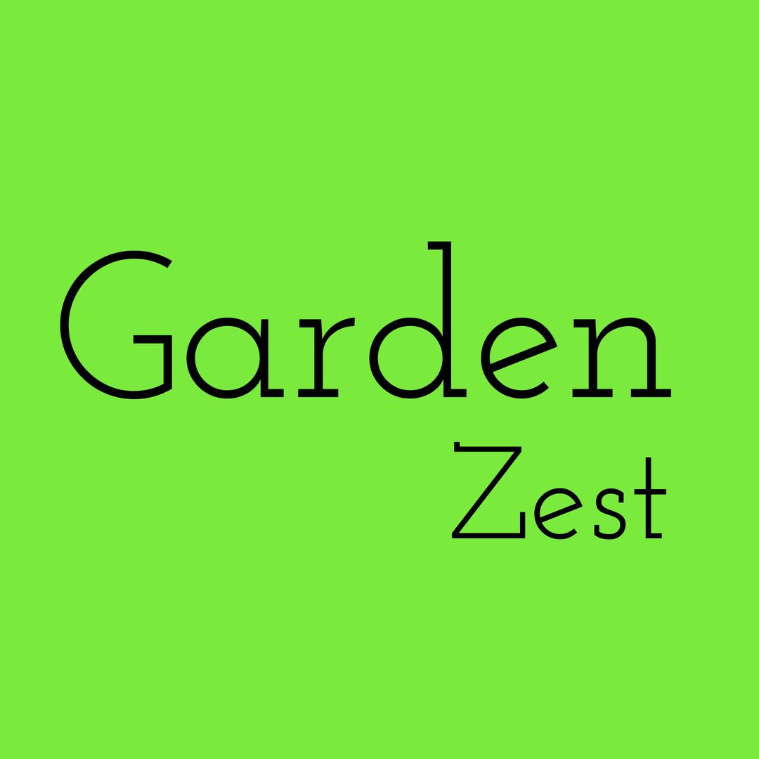 Bold Garden Zest Text on Vibrant Green Background