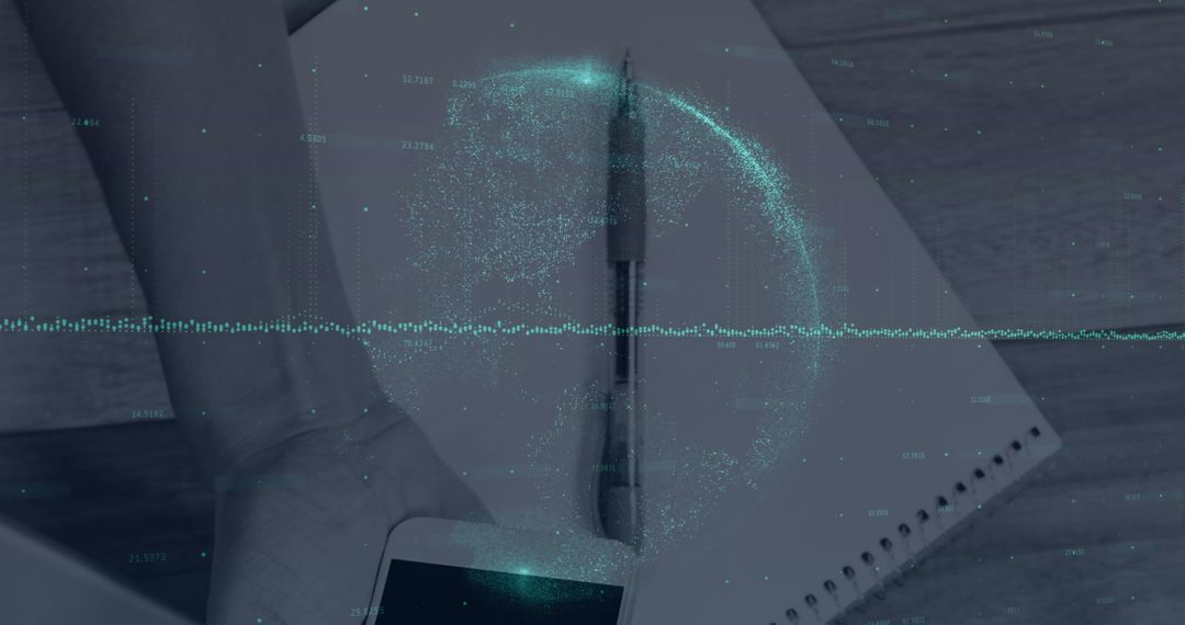 Digital Finance and Global Business Technology Concept