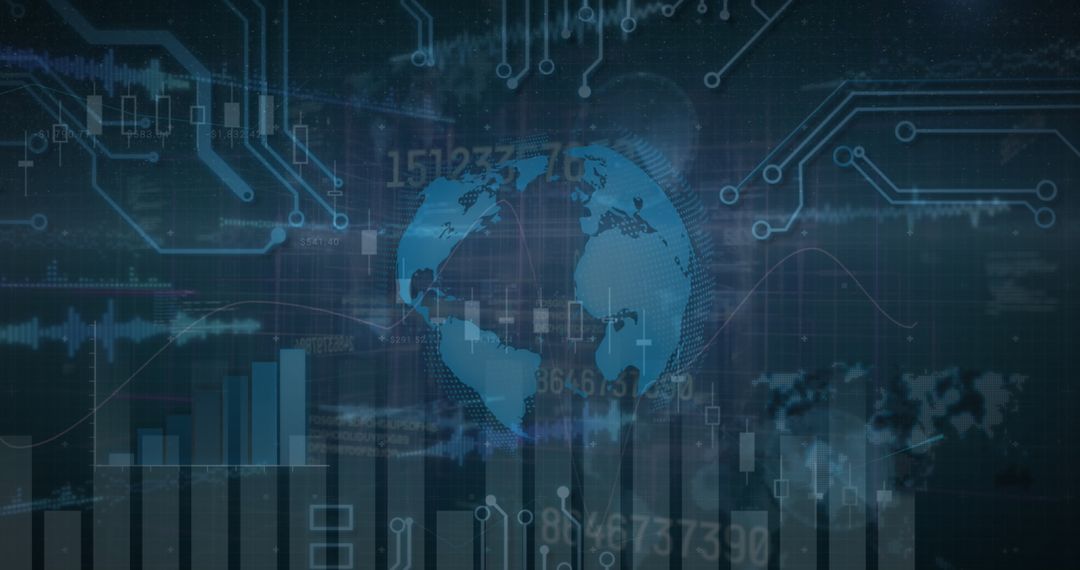 Digital Data Processing with Global Map and Circuitry