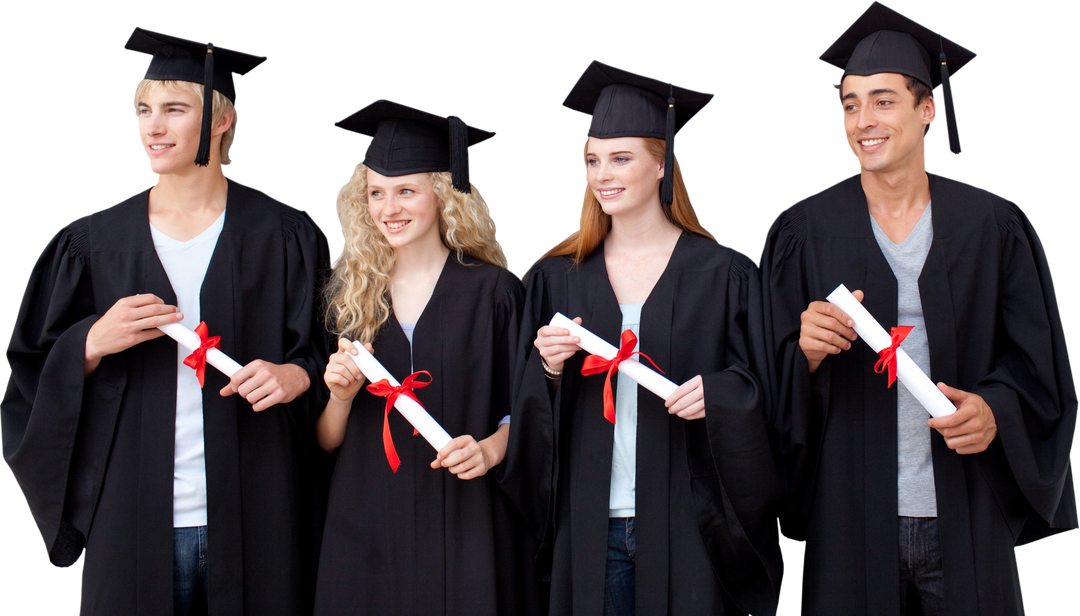 Transparent Group of Graduating Students Celebrating Achievement - Download Free Stock Images Pikwizard.com