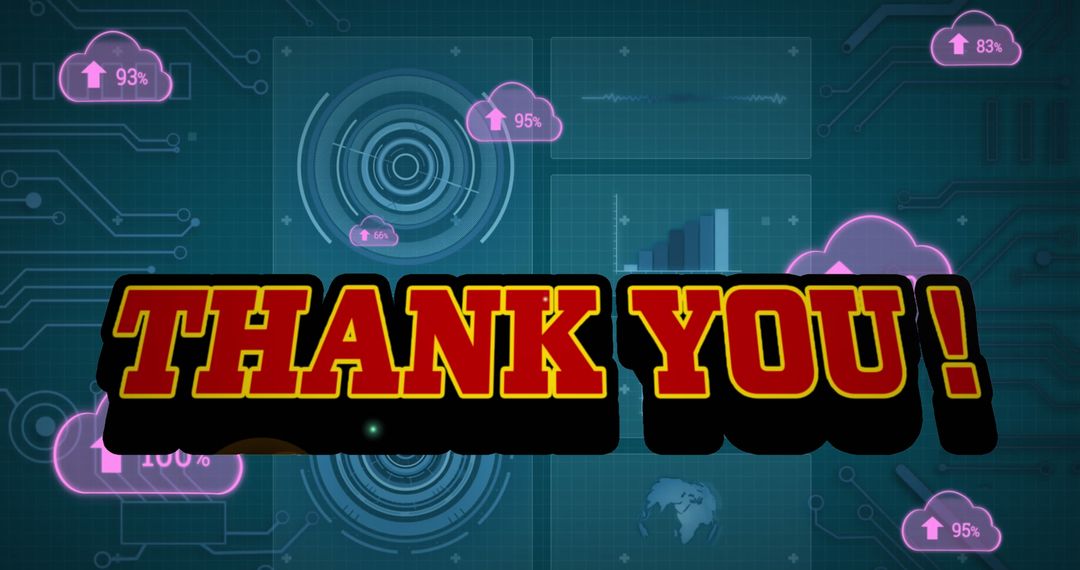 Thank You Message with Digital Communication Interface