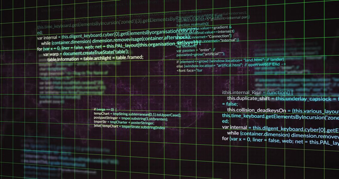Digital Code Matrix with Programming Language Elements - Free Images, Stock Photos and Pictures on Pikwizard.com