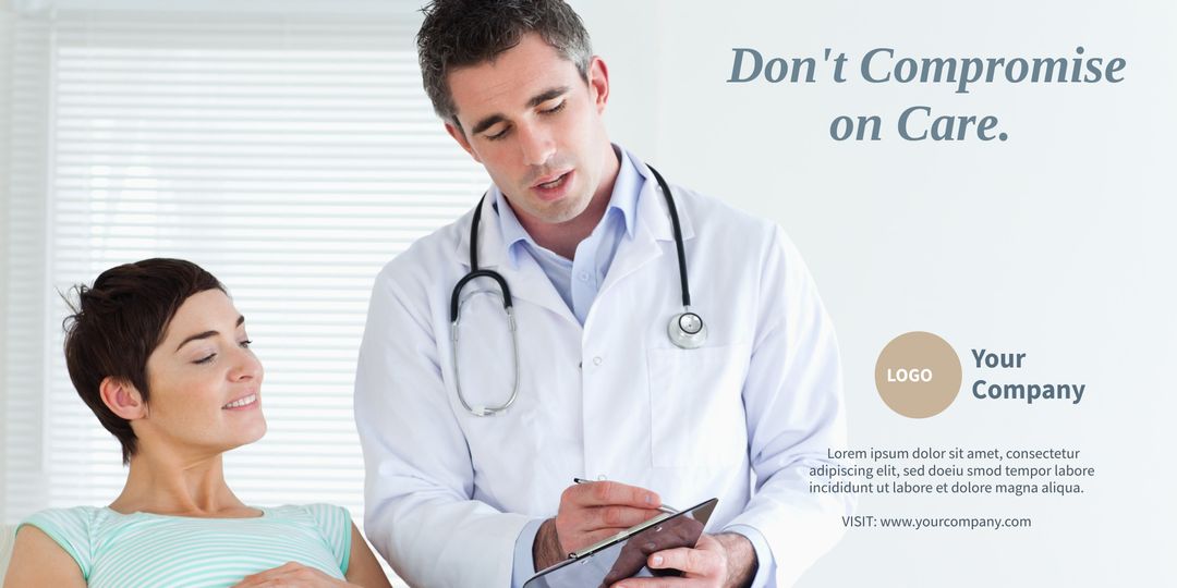 Doctor and Smiling Patient Engaged in Consultation