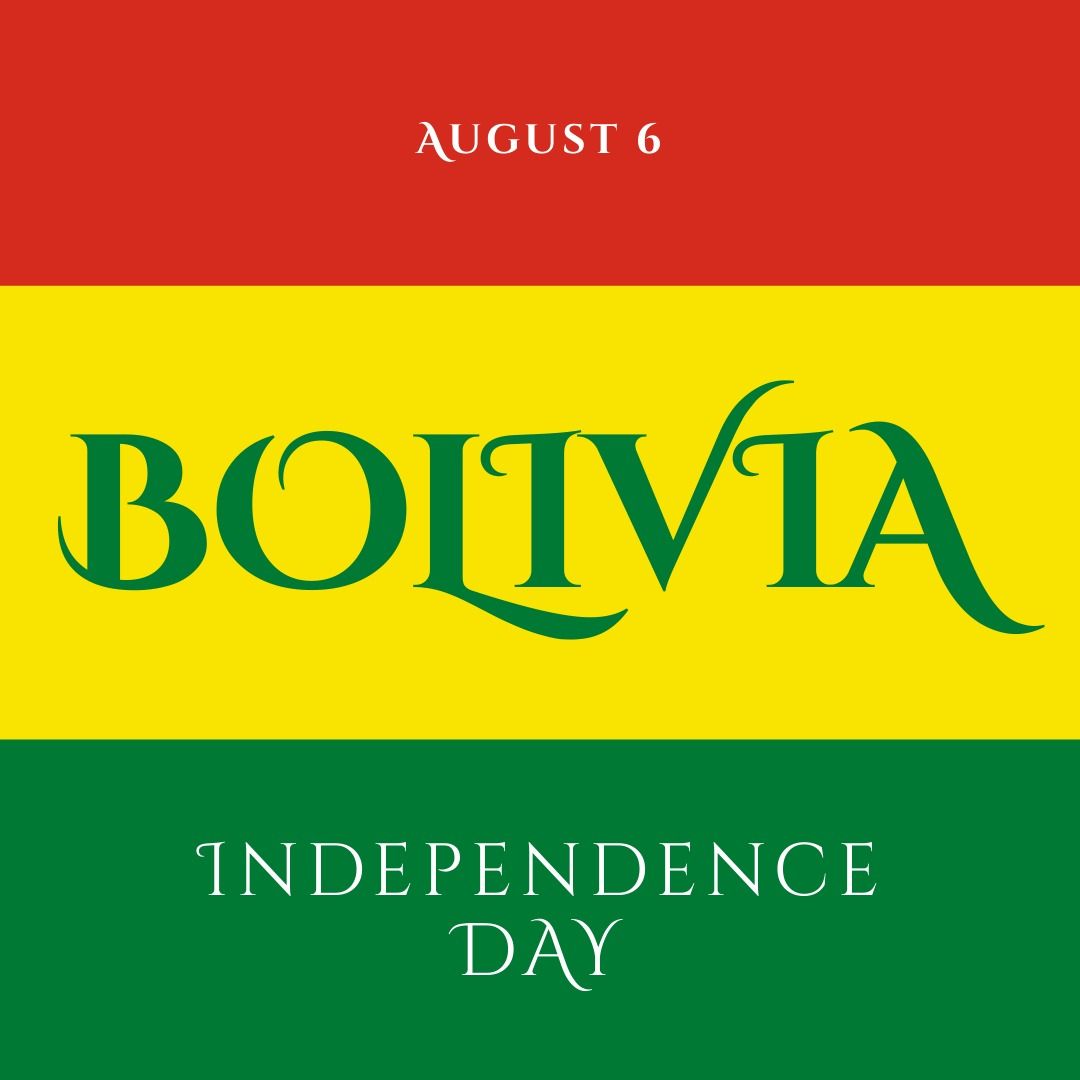 Bolivia Independence Day Celebration Banner with National Flag - Download Free Stock Templates Pikwizard.com