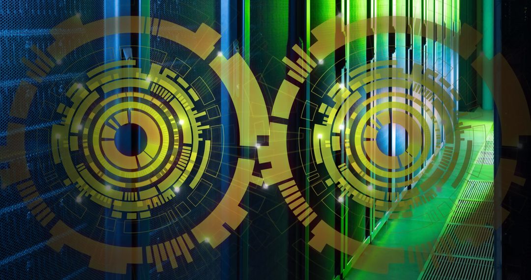 Futuristic Scanners in Advanced Server Room Network