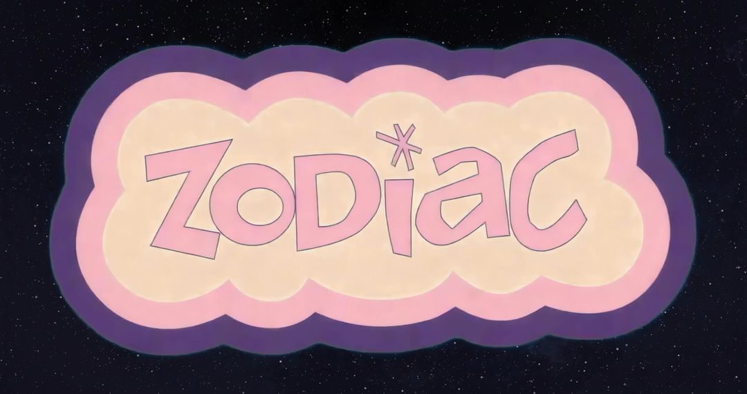 Dreamy Zodiac Cloud in Cosmic Star Field