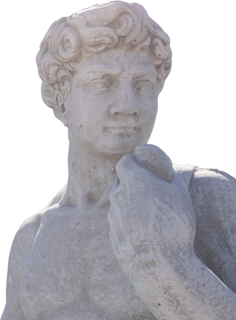 Classical Style Weathered Sculpture Bust on Transparent Background - Download Free Stock Images Pikwizard.com