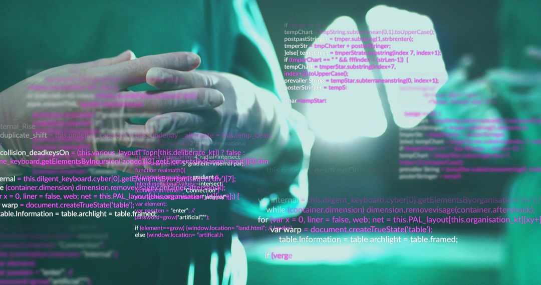 Surgeon Integrating Technology with Medical Procedure and Code Overlay in OR