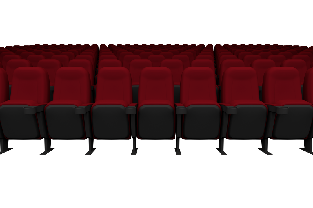 Digital Illustration of Empty Cinema Seats on Transparent Background - Download Free Stock Images Pikwizard.com